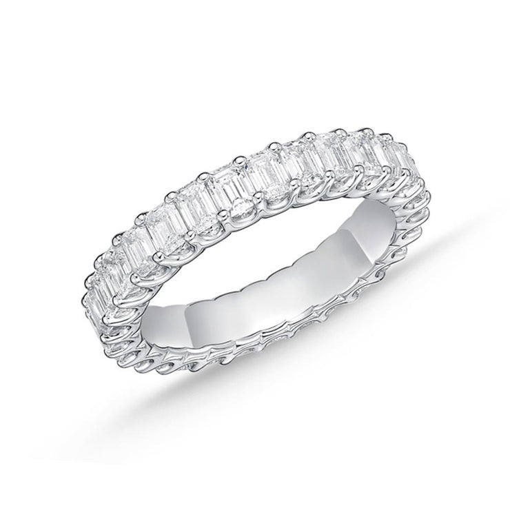 Geo Arts Emerald-Cut Eternity Band 2.50-3.05ctw approx.