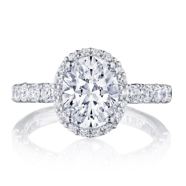 Oval Bloom Engagement Ring