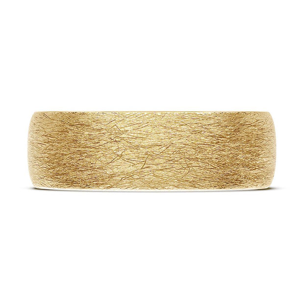 Classic Rounded in Brushed Finish Wedding Band