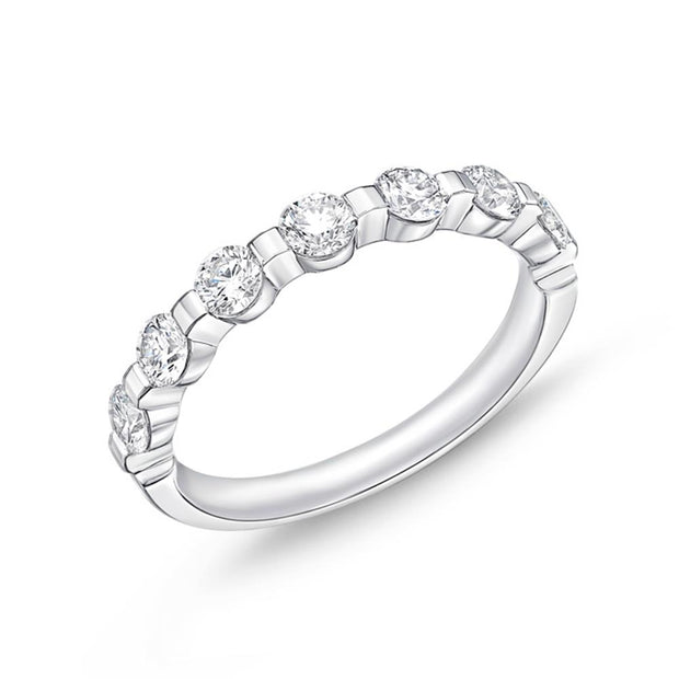 Precious Prong 7 Stone Band .75ctw approx.