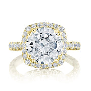 Cushion Bloom Engagement Ring