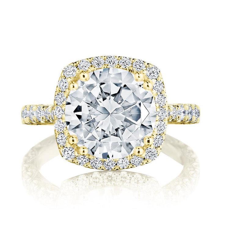 Cushion Bloom Engagement Ring