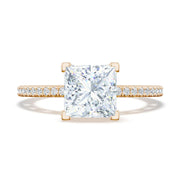 Princess Solitaire Engagement Ring