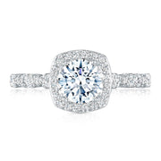 Round Bloom Engagement Ring