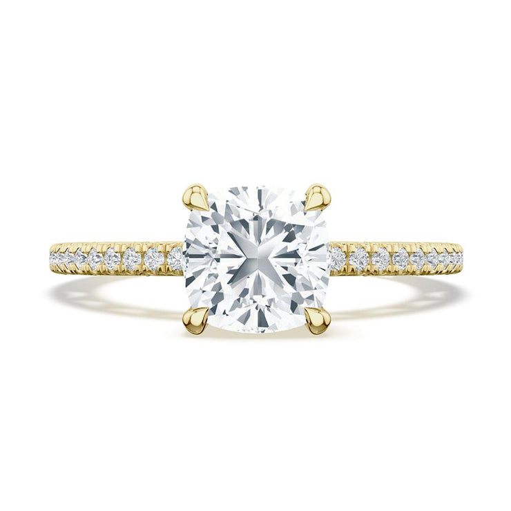 Cushion Solitaire Engagement Ring