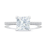 Princess Solitaire Engagement Ring
