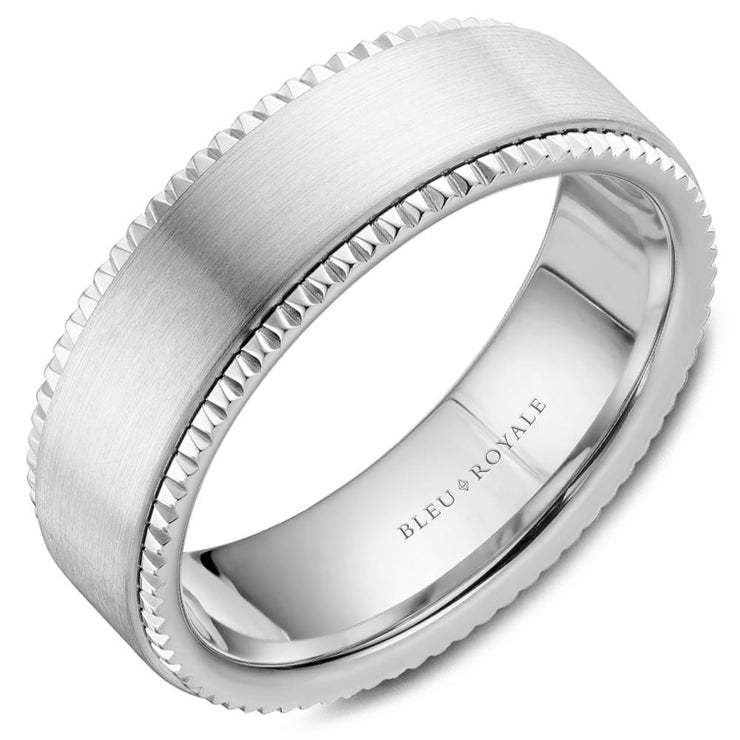 Bleu Royale Wedding Band