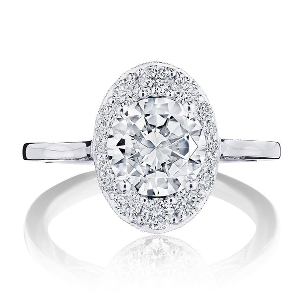 Round Bloom Engagement Ring