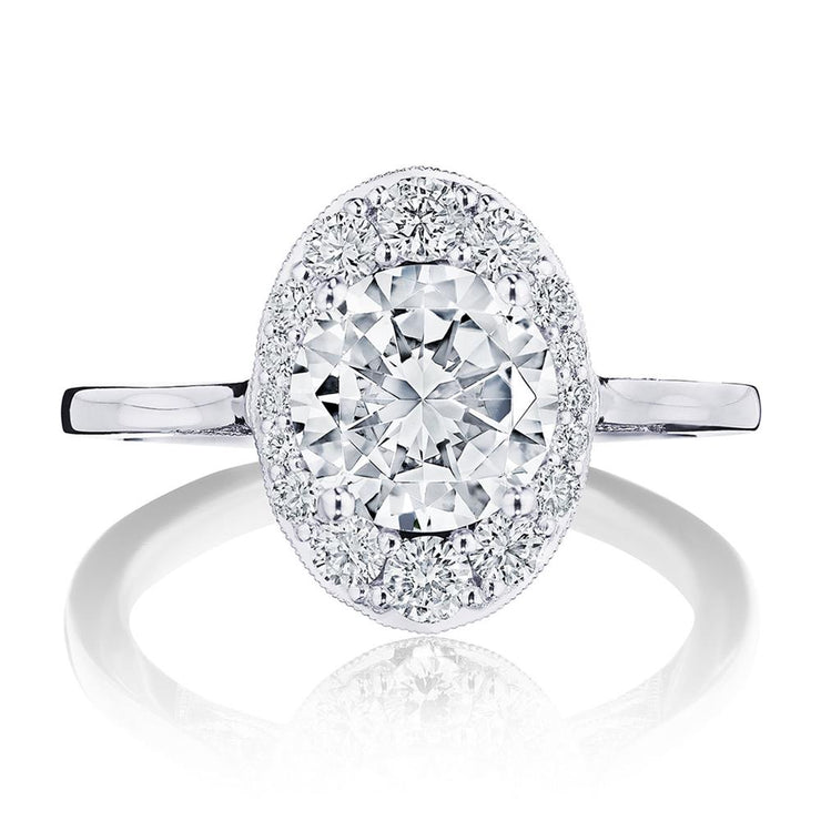Round Bloom Engagement Ring