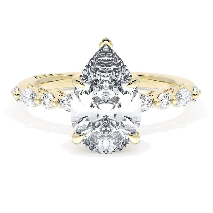 Pear Solitaire Engagement Ring