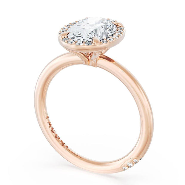 Oval Bloom Engagement Ring