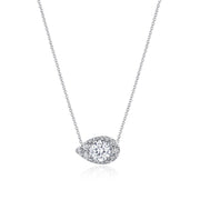 17"" Pear Bloom Diamond Necklace