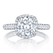 Round Bloom Engagement Ring