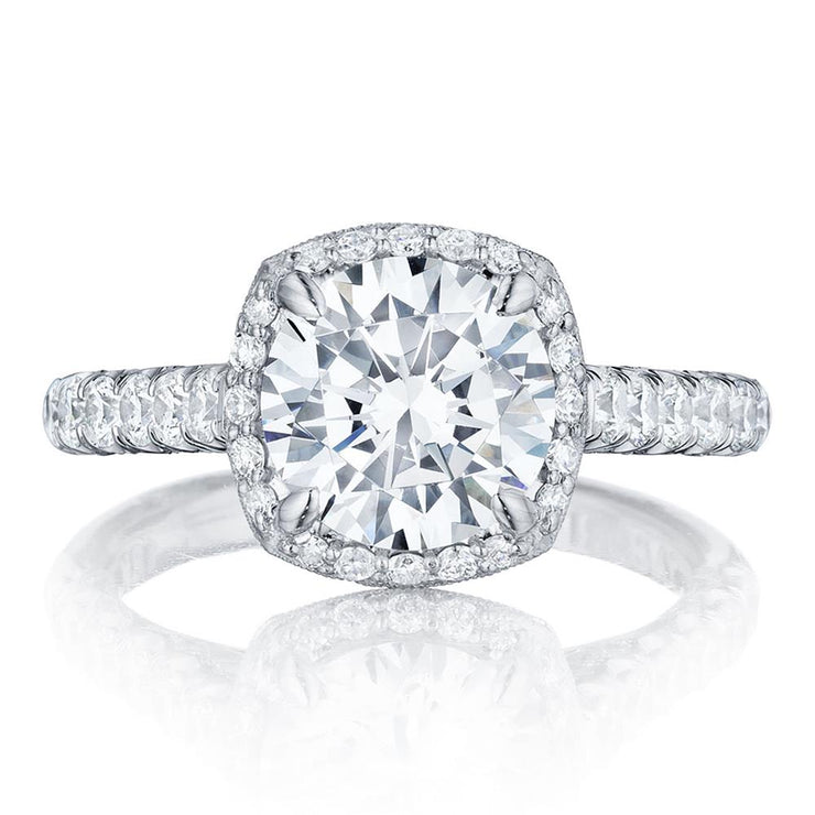 Round Bloom Engagement Ring