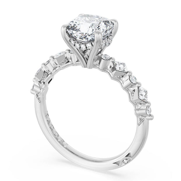 Cushion Solitaire Engagement Ring