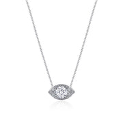 17"" Marquise Bloom Diamond Necklace
