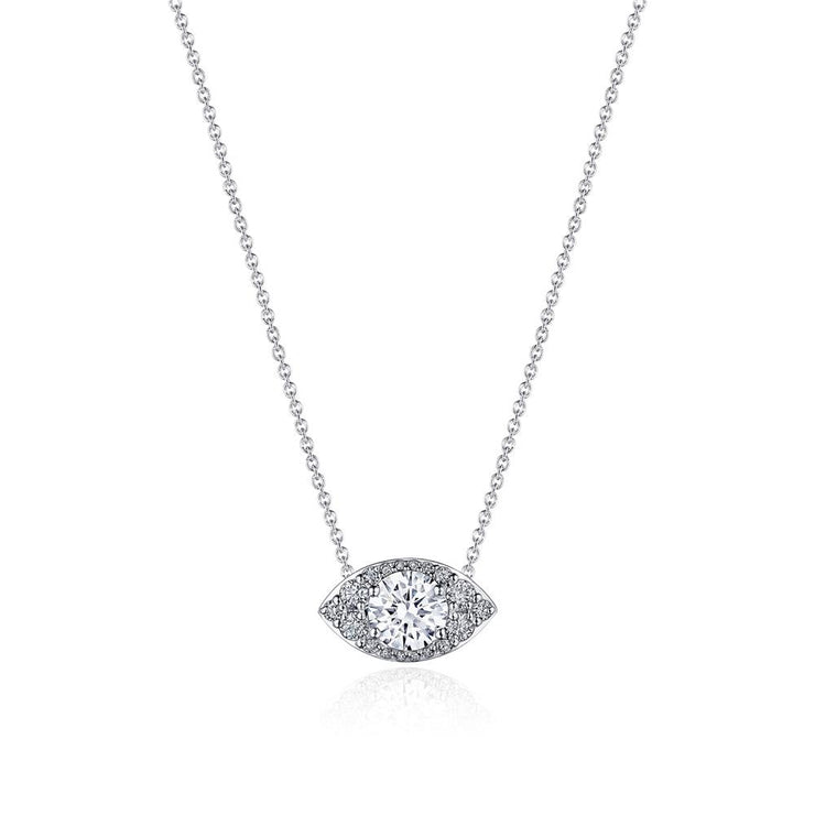 17"" Marquise Bloom Diamond Necklace