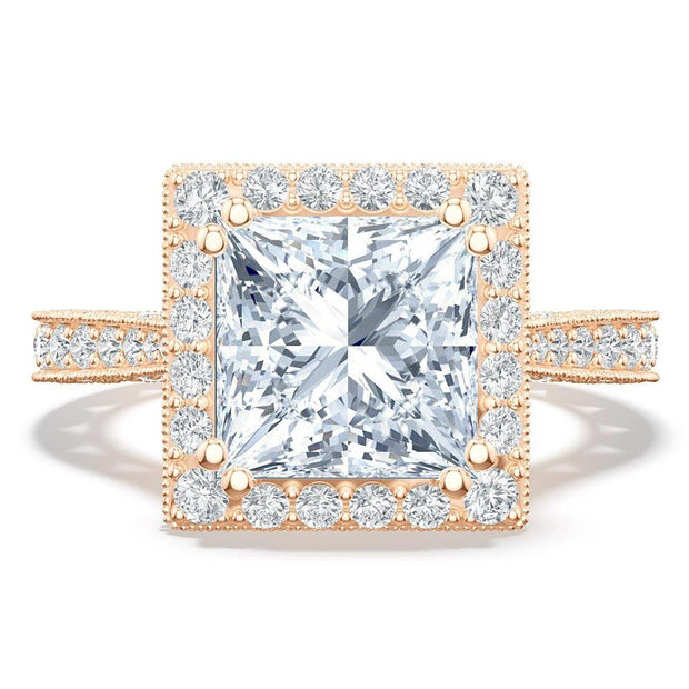 Princess Bloom Engagement Ring