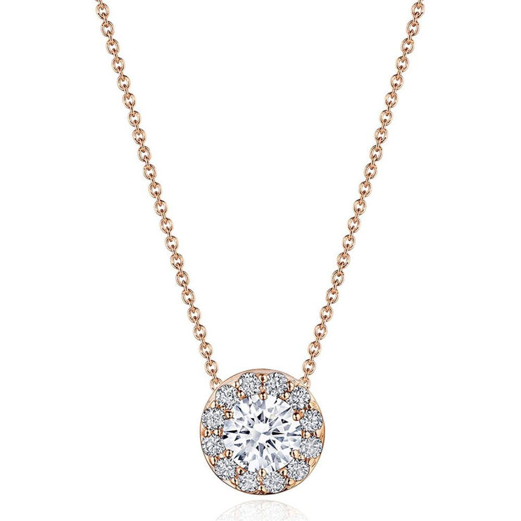 17"" Single Bloom Diamond Necklace
