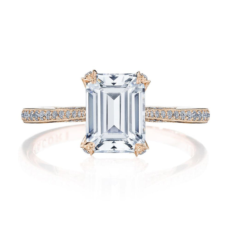 Emerald Solitaire Engagement Ring