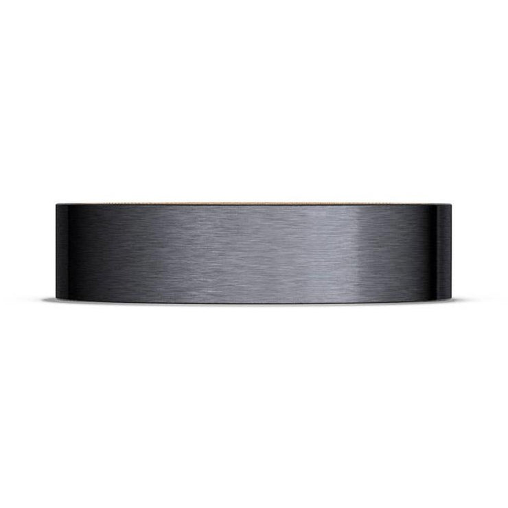 Titanium Two-Tone Flat Wedding Band - 6mm