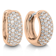 Pave Huggies .80ctw approx.