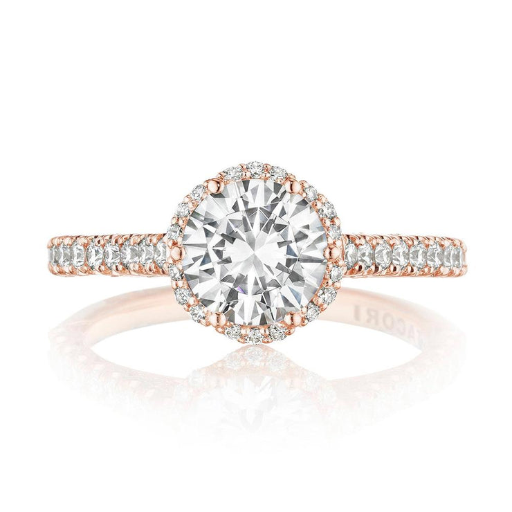 Round Bloom Engagement Ring
