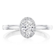 Oval Bloom Engagement Ring