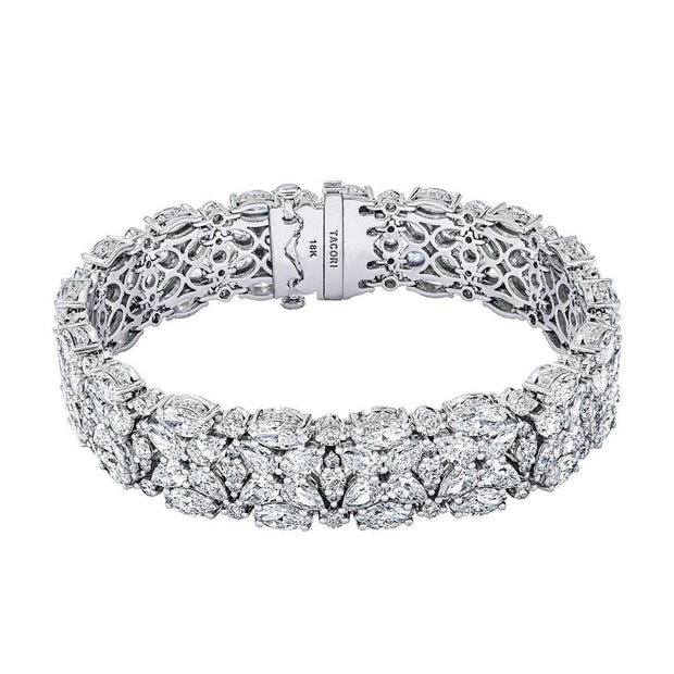 Diamond Mosaic Bracelet, Pear & Marquise