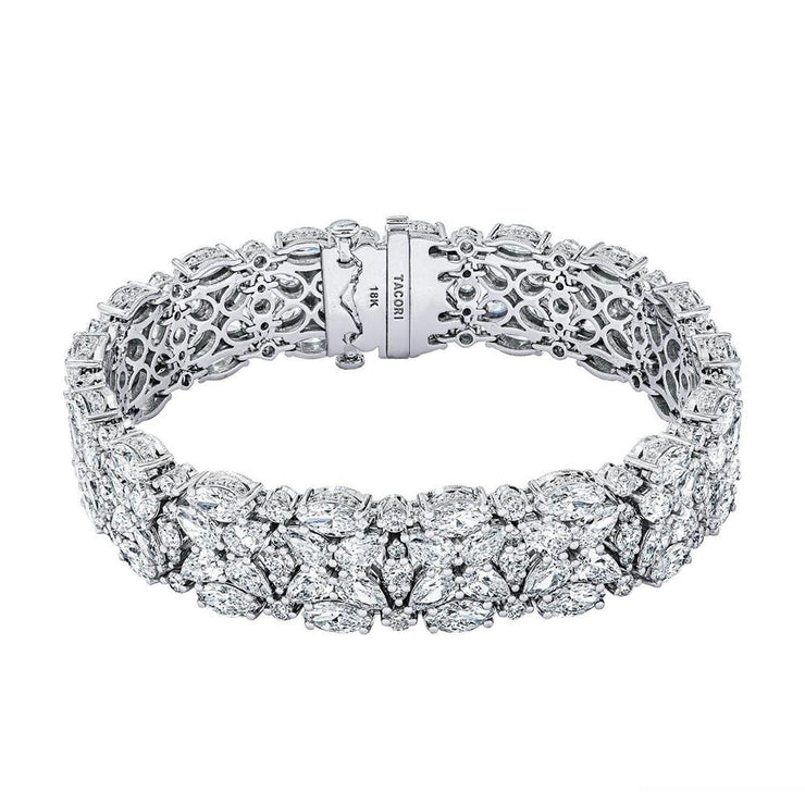 Diamond Mosaic Bracelet, Pear & Marquise