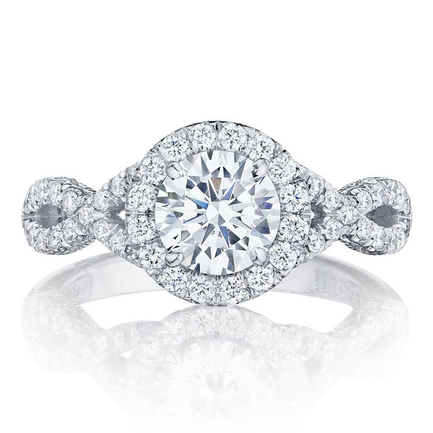 Round Bloom Engagement Ring