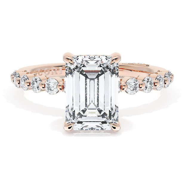 Emerald Solitaire Engagement Ring