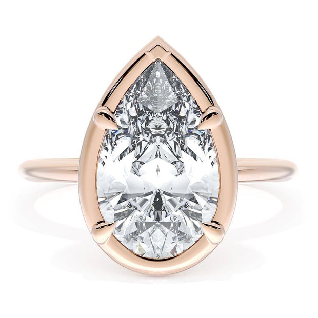 Pear Solitaire Engagement Ring