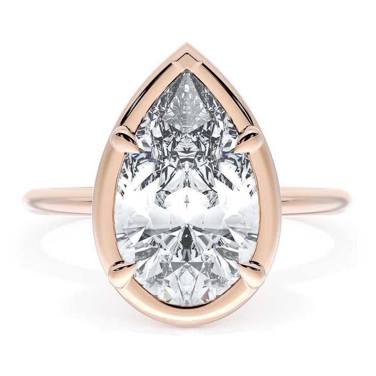 Pear Solitaire Engagement Ring