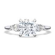 Cushion 3-Stone Engagement Ring