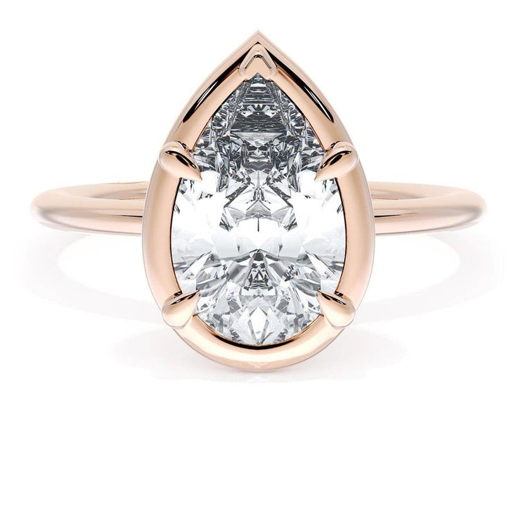 Pear Solitaire Engagement Ring