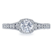 Round Bloom Engagement Ring