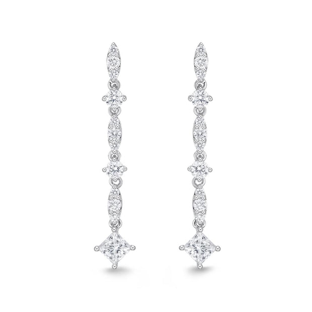 Diamond Line Classics Earrings, 1st Ser., Mdl 03