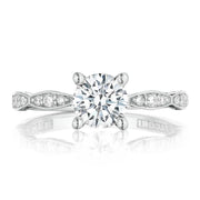 Round Solitaire Engagement Ring