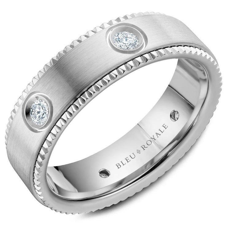 Bleu Royale Wedding Band