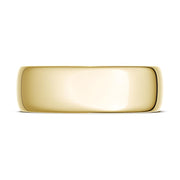 Classic Rounded in High Polish Finish Wedding Band
