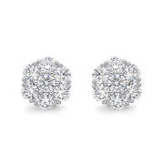 Floral Diamond Studs 1.50ctw approx.