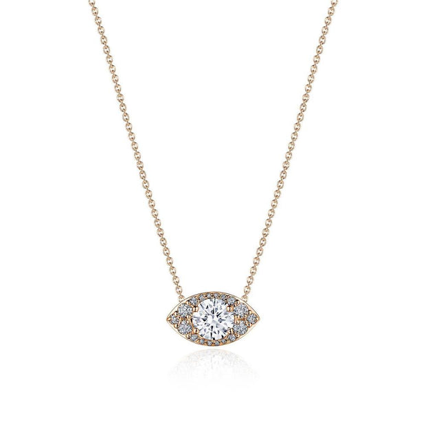 17"" Marquise Bloom Diamond Necklace