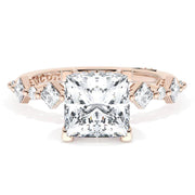Princess Solitaire Engagement Ring