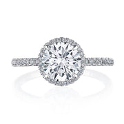 Round Bloom Engagement Ring