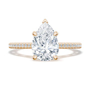 Pear Solitaire Engagement Ring
