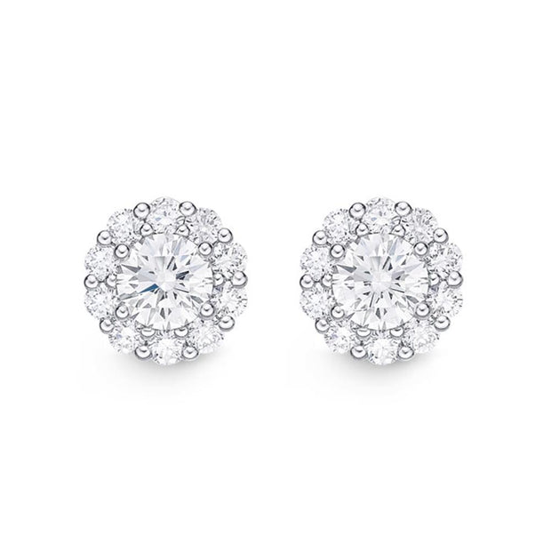 Blossom Diamond Studs .75ctw approx.