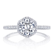 Round Bloom Engagement Ring