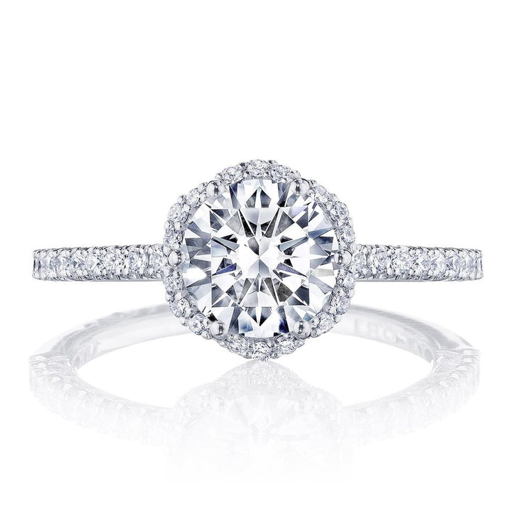 Round Bloom Engagement Ring