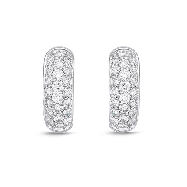 Pave Huggies .33ctw approx.